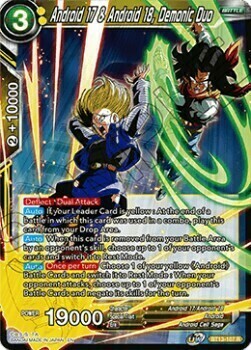 Android 17 & Android 18, Demonic Duo Card Front