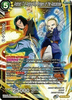 Android 17 & Android 18, Bringers of the Apocalypse Card Front