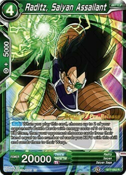 Raditz, Saiyan Assailant Card Front