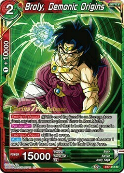 Broly, Demonic Origins Card Front