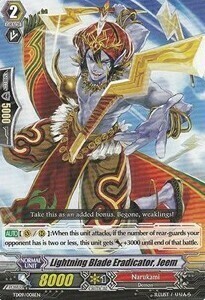 Lightning Blade Eradicator, Jeem Card Front