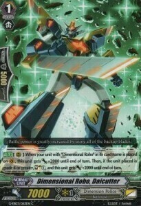 Dimensional Robo, Daicutter Card Front