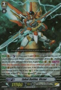 Zubat Battler, Victor Card Front