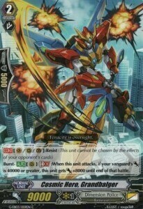 Cosmic Hero, Grandbalger [G Format] Card Front