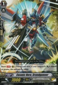 Cosmic Hero, Grandgunner Card Front