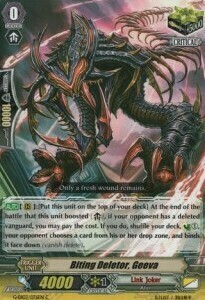 Biting Deletor, Geeva Card Front