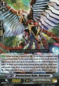 Dimensional Robo, Dairapter [G Format] Card Front