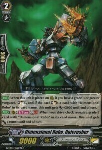 Dimensional Robo, Daicrusher Card Front