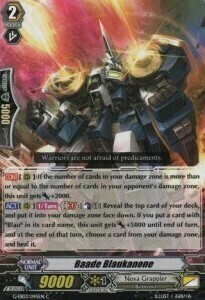 Baade Blaukanone [G Format] Card Front