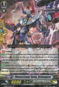 Dimensional Robo, Daimagnel Card Front