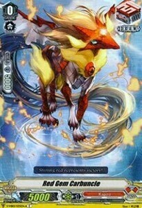 Red Gem Carbuncle [V Format] Card Front