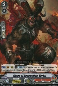 Flame of Destruction, Verbti [V Format] Card Front