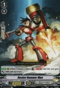 Rocket Hammer Man [V Format] Card Front