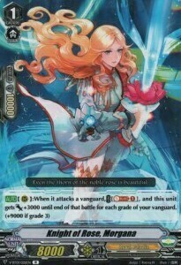 Knight of Rose, Morgana Card Front