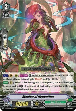 Maiden of Nepenthes [V Format] Card Front