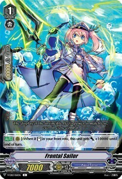 Frontal Sailor [V Format] Card Front