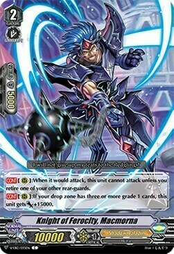 Knight of Ferocity, Macmorna [V Format] Card Front