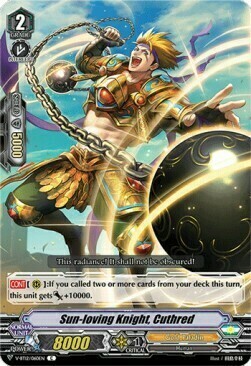 Sun-loving Knight, Cuthred [V Format] Card Front