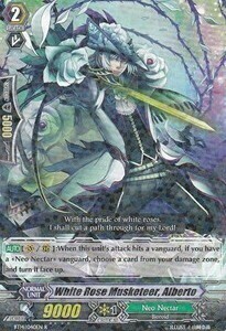 White Rose Musketeer, Alberto [G Format] Card Front