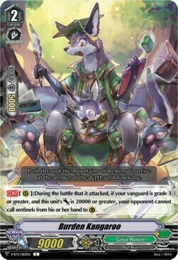 Burden Kangaroo [V Format] Card Front