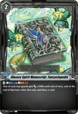 Illusory Spirit Manuscript, Fancyclopedia [V Format] Card Front