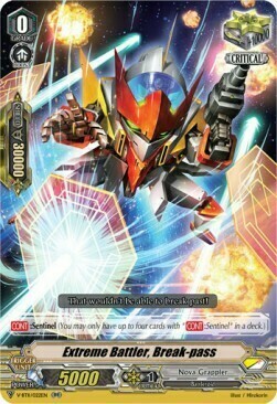 Extreme Battler, Break-pass [V Format] Card Front