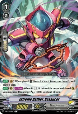 Extreme Battler, Sosaucer [V Format] Card Front