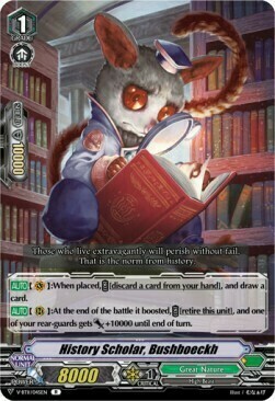 History Scholar, Bushboeckh [V Format] Card Front