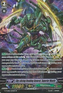 Sky-slicing Rending General, Superior Mantis Card Front