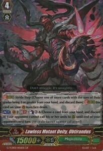 Lawless Mutant Deity, Obtirandus Card Front