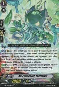 Air Elemental, Twitterun [G Format] Card Front