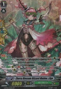 Cherry Blossom Blizzard Maiden, Lilga Card Front