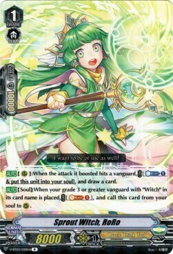 Sprout Witch, RoRo [V Format] Card Front