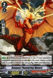 Rampant Thundering Wyvern [V Format]