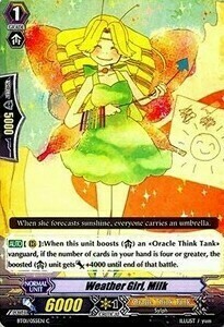 Weather Girl, Milk [G Format] Card Front