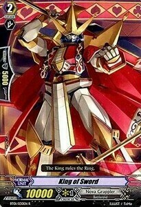 King of Sword Card Front