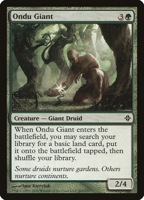 Ondu Giant Card Front