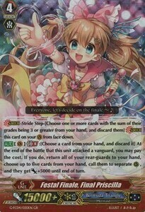 Festal Finale, Final Priscilla [G Format] Card Front