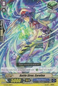 Battle Siren, Carolina Card Front