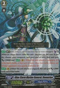 Blue Storm Marine General, Demetrius [G Format] Card Front