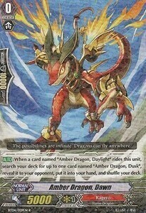 Amber Dragon, Dawn [G Format] Card Front