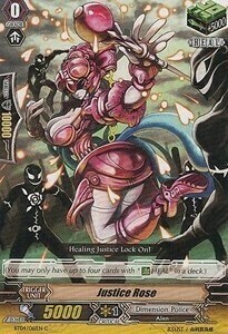 Justice Rose [G Format] Card Front