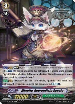 Minette, Apprendista Saggio Card Front