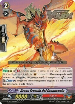 Drago Freccia del Crepuscolo Card Front