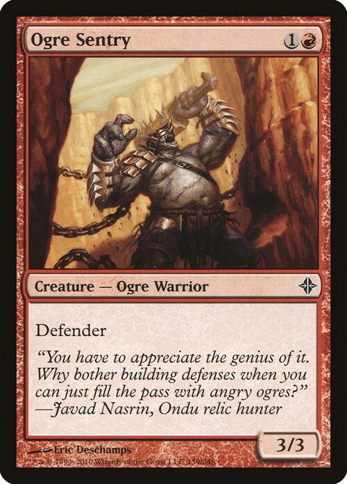 Ogre Sentry Card Front