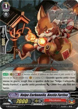 Stealth Beast, Charcoal Fox [G Format] Card Front