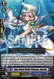 Blue Storm Battle Princess, Koralia [G Format]