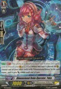 Dimensional Robo Operator, Yuka Card Front