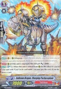 Collision Dragon, Charging Pachycephalo Card Front