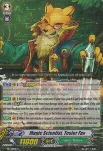 Magic Scientist, Tester Fox Card Front